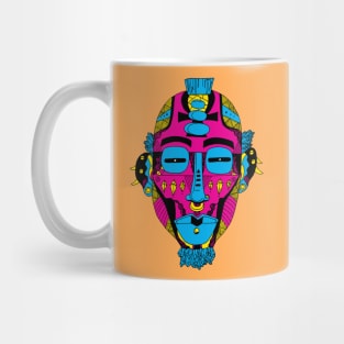 CMYK African Mask 5 Mug